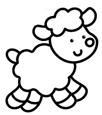 coloriage petits mouton animaux coloriages pour jonah et la baleine