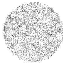 Wald Mandala Malvorlagen Muster Malvorlagen Mandala Ausmalen