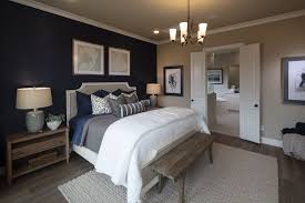 Bedroom Decor Navy Blue Accent Wall Blue Master Bedroom Master Bedroom Accents Blue Accent Walls