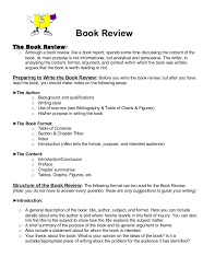 Book Review Format 1 Book Review Template Writing A Book Review Book Report