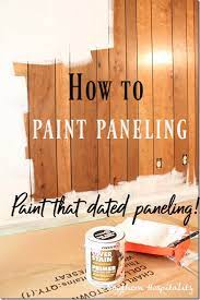 Simply painting the trim involves much less work than tearing it out and replacing the room with drywall, plus we love the textured look of painted paneling. House Renovation Week 12 Paint That Paneling People Southern Hospitality