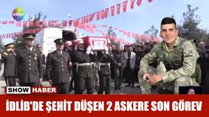 İdlib'de rejim kuvvetleri tarafından tsk unsurları hava saldırısına uğramıştır. Idlib De Sehit Dusen 2 Askere Son Gorev Youtube