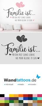 Wandtattoo Familie Ist Fur Den Rest Seines Lebens Wandtattoos De In 2020 Wandtattoo Familie Familie Ist Wandtattoo Spruche