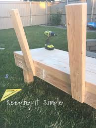If you prefer flexibility in shape and size, blocks meant for a reataining wall can be used as. Diy Fire Pit Bench With Step By Step Insructions Keeping It Simple