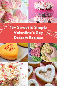Simple Valentine S Day Baked Treats To Bake And Share In 2021 No Bake Treats Fun Desserts Yummy Food Dessert