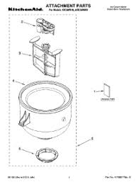 parts for whirlpool 4kica0wh0 mixer