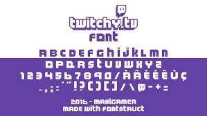 Monster friend fore and monster … Twitch Logo Font