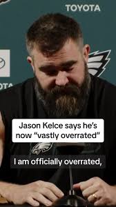 NFL Super Bowl Champion, father to three girls and humble king. We all shed  tears watching #JasonKelce take a look back at his "underdog" career while  announcing his retirement from the #NFL.