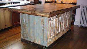 Forever Interiors Islands Reclaimed Kitchen Rustic Kitchen Island Harvest Kitchen