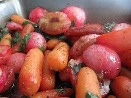 Roasted Radish And Carrot Medley Roasted Radishes Radish Recipes Healthy Recipes