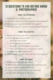 Coming Soon Wedding Photographer Questions This Or That Questions Wedding Photography List