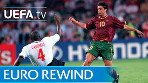 L'angleterre s'est qualifiée pour les quarts de finale de l'euro de football en battant l'allemagne 2 à 0, mardi au stade de wembley à londres. Euro 2000 Highlights Portugal 3 2 England Youtube