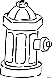 Coloriage Bouche D Incendie Dessin Pompier A Imprimer