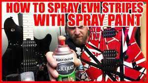 How To Spray Evh Stripes With Spray Paint Youtube All clothing and guitar gear that sport the iconic eddie van halen stripes! how to spray evh stripes with spray paint