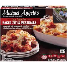 Do you love the taste of perfectly cooked pasta, marinara sauce. Michael Angelo Baked Ziti With Meatballs 28 Oz Pasta Meals Meijer Grocery Pharmacy Home More