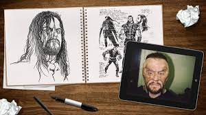 Even the concept art looks similar to. Rare Undertaker Sketches Photos Wwe