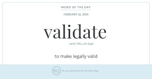 Word Of The Day Validate Word Of The Day Words Dictionary Words