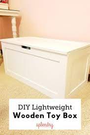 How To Make A Lightweight Wooden Toy Box Wooden Box Diy Diy Toy Storage Wooden Toy Boxes