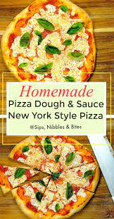 Homemade Pizza Dough Sips Nibbles Bites Recipe Homemade Pizza Dough Homemade Pizza Healthy Dinner Recipes