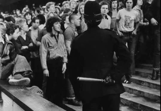 West Ham v Millwall South bank Upton Park October.. 1978.