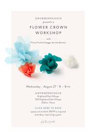 Serving highland park tx surrounding areas. Flower Crown Workshop With Anthropologie In Dallas Pretty Prudent
