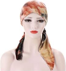 Lucky staryuan 3Pack Women's Chemo Headscarf Soft Pre-Tied Cancer Headwear  Scarves Caps Turban (Printing 2) at Amazon Women's Clothing store