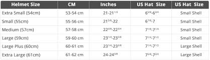 Helmet Head Size Chart Hjc Helmet Fitting Chart Sizing Chart