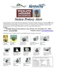 Just documenting another ancient america site. Cold Case Stolen Artifacts From Wickliffe Mounds 30 Days Of Kentucky Archaeology