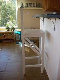 At least 36 inches should be provided for walkways between an island and counter. Extra Tall Bar Stool Ana White