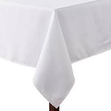 Mainstays Fraser Fabric Tablecloth 60 W X 102 L Arctic White Available In Multiple Colors And Sizes Walmart Com Tablecloth Fabric Table Cloth Mainstays