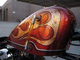 Queen City Fabrication Custom Paint Motorcycle Custom Bikes Cafe Racers Motorcycle Tank