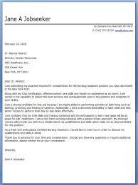 Nursing Assistant Cover Letter Samples Resume Downloads Cover Letter For Resume Cover Letter Example Nursing Cover Letter