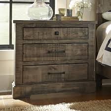 Meadow Nightstand In Weathered Gray Bed Bath Beyond Large Nightstands Rustic Nightstand Progressive Furniture
