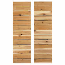 Unlike wood, our board & batten shutters don't have to be painted or stained. Dogberry Collections Horizontal Slat Board And Batten Exterior Shutters Reviews Wayfair