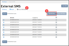 It can be a maximum of 15 digits long. Adding Msisdn