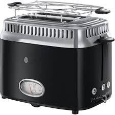 Russell Hobbs 21681 56 Toaster Grille Pain Retro Vintage Temperature Ajustable Rapide Chauffe Viennoiseries Inclus Noir Achat Vente Grille Pain Toaster Cdiscount
