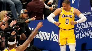 Los angeles lakers guard russell westbrook said magic johnson was entitled to his opinion after the former lakers great was critical of the team's effort . Lakers Russell Westbrook Now In Covid Protocols As Nba Virus Numbers Rise Ktla