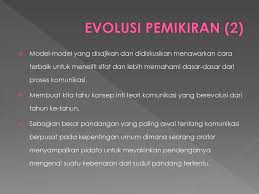 Pola penggunaan televisi di kalangan wanita karier di daerah bekasi. Evolusi Teori Komunikasi Ppt Download