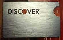 1% cash back on all other purchases. Discover Card Wikipedia