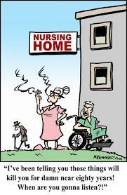 Funny Gag Cartoon 1 Nursing Home Smokers Funny Gags Nurse Cartoon Nurse Humor