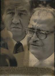 1975 Press Photo Joseph Sisco, Undersecretary State, Israeli Ambassador  Dinitz