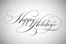 Happy Holidays Lettering Holiday Lettering Happy Birthday Lettering Happy Birthday Calligraphy