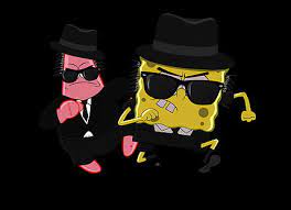 Spongebob beautiful pictures for, black background, still life. Hd Wallpaper Spongebob Beautiful Pictures For Black Background Still Life Wallpaper Flare