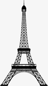 Black Tower Png And Vector Eiffel Tower Art Eiffel Tower Silhouette Eiffel Tower Drawing