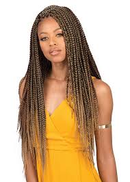 Repeat the step one on the other side. Bobbi Boss Bomba Box Braid Crochet Hair With Gold Accent Thread United Beauty Supply