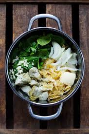 One Pot Pasta Mit Spinat Artischocken Und Zitrone Kochkarussell Rezept Artischocken Pasta Mit Spinat Pot Pasta