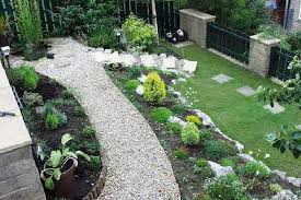 Dengan begitu taman akan tampak lebih luas ataupun lapang. Desain Taman Depan Rumah Lahan Sempit Asri Dan Cantik