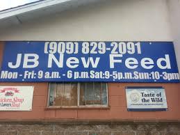 We look forward to it. Jb New Feed Store In The City Fontana