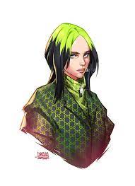 Billie Eilish By Kevintut On Deviantart Billie Eilish Billie Girls Cartoon Art