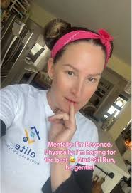 Signed up for the Mud Girl Run like I was an athlete… now I'm stretchi...